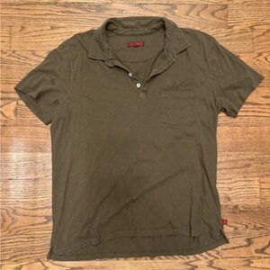 7FAM Olive Green Polo Shirt, XL
